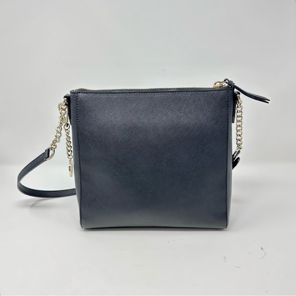 DKNY Bryant Top Zip Black Square Crossbody Bag with Gold Hardware - Picture 2 of 7